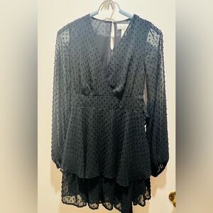 Jessica Simpson Black Textured Dress XS